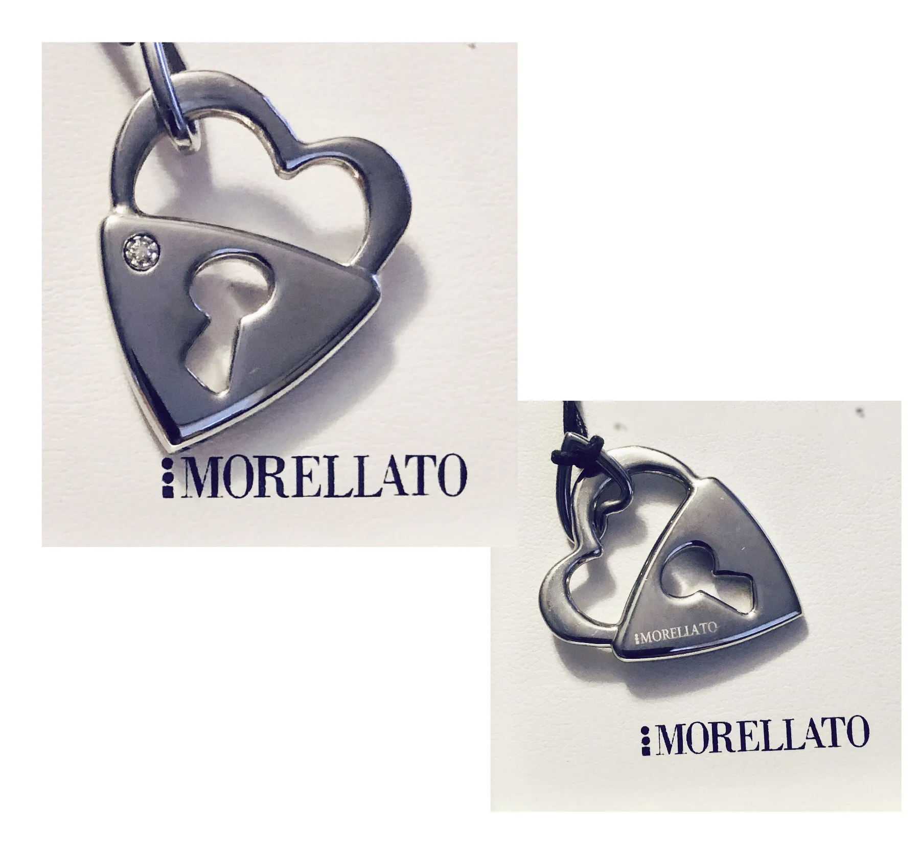 Italy Heart Lock Pendant Necklace - Image 6