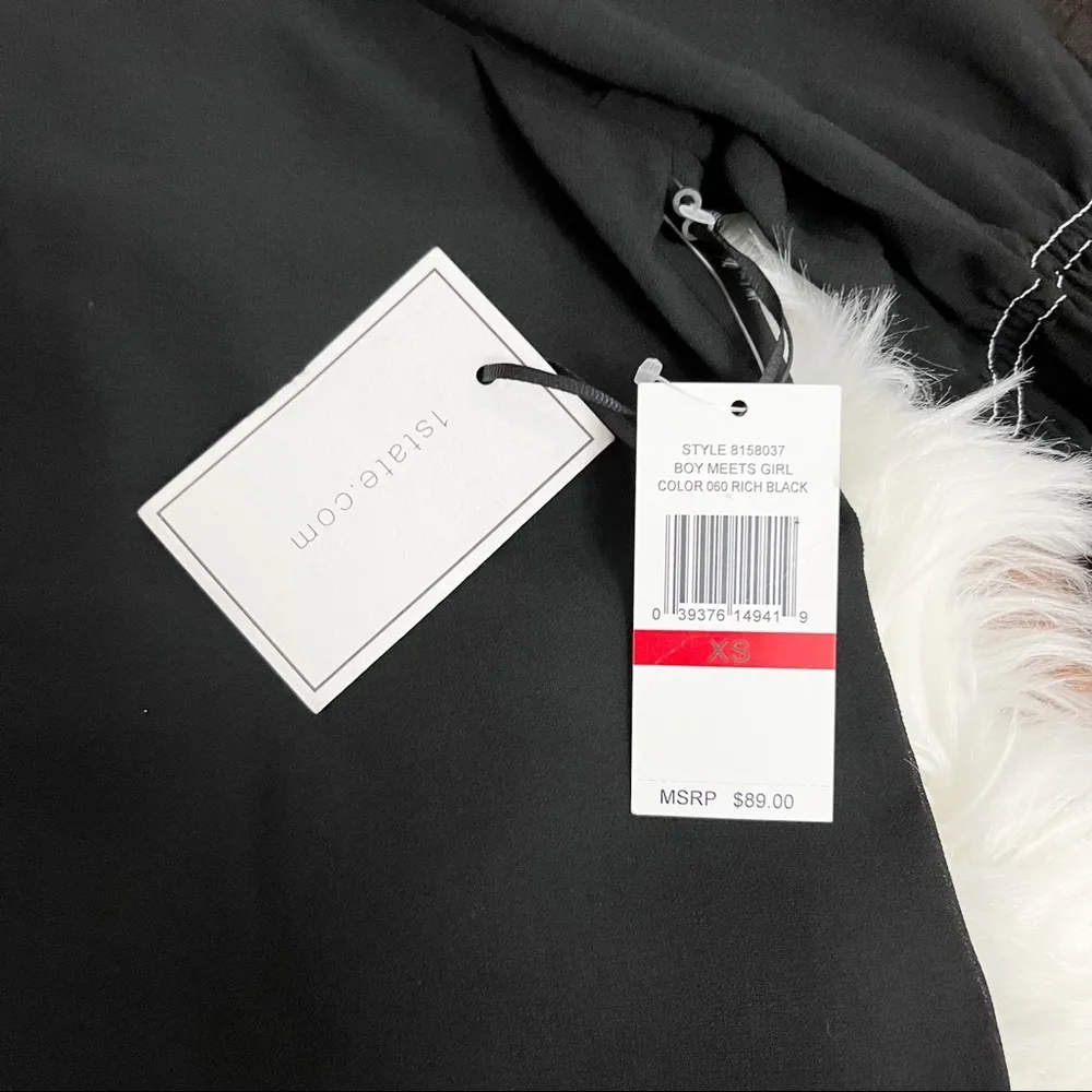 1. State Long Sleeve Blouse Black - Image 5