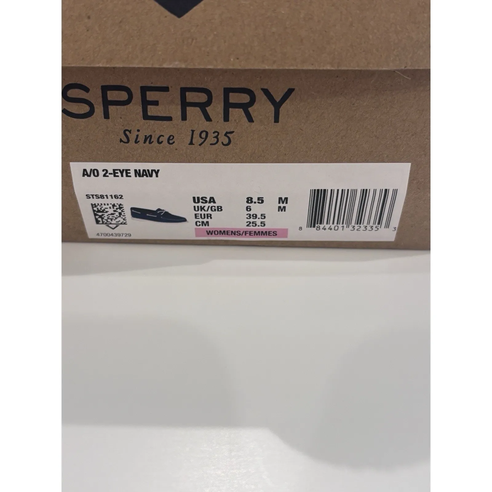 Sperry Shoes Women Blue Leather 2 Eye Boat Loafers STS81162 Sz 8.5 M Excellent - Image 2