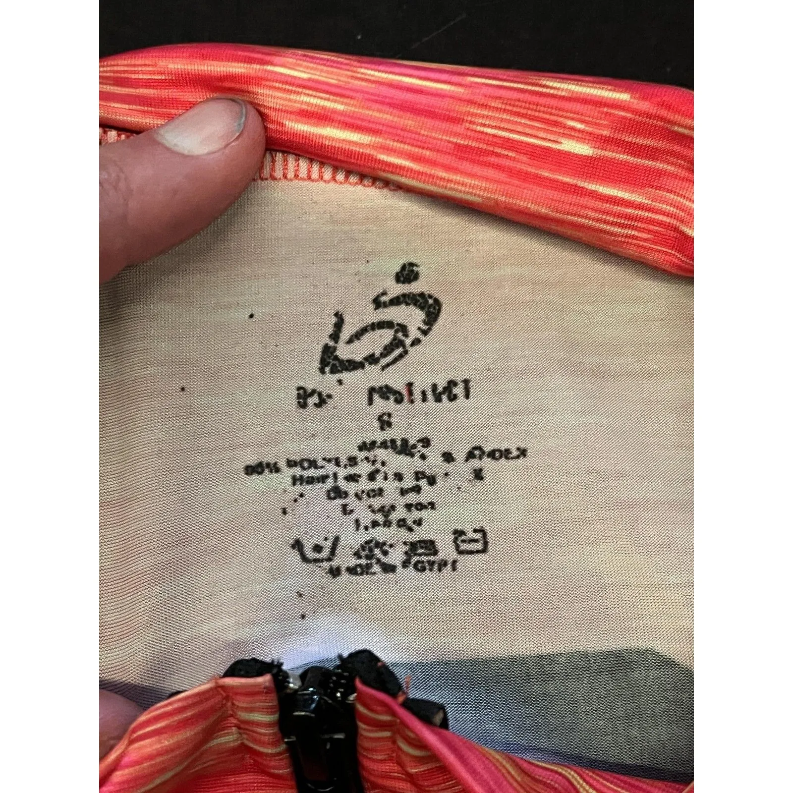 90 Degree by Reflex Pullover Womens Small Space Dye Quarter Zip Namaslay Running Pink - Image 7