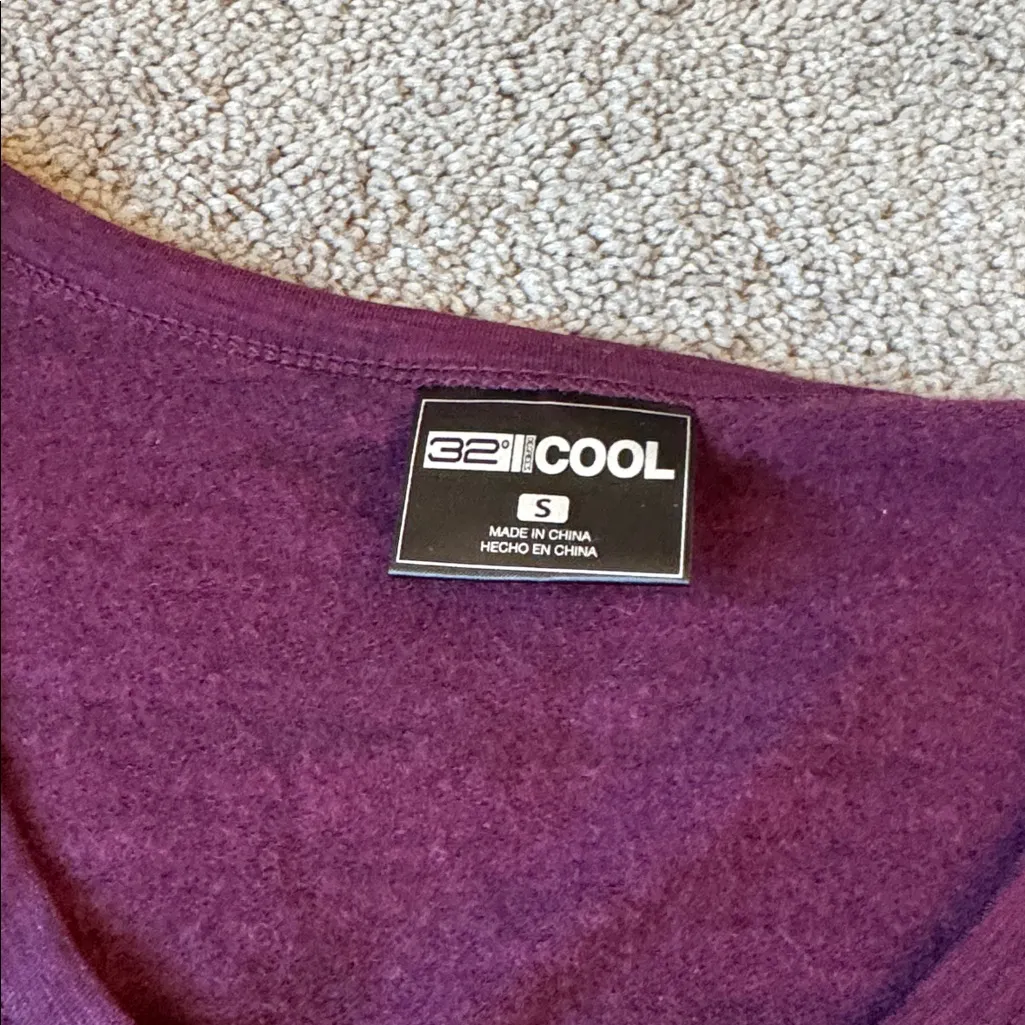 32 Degrees Cool Burgundy Purple Dress SIZE S - Image 5