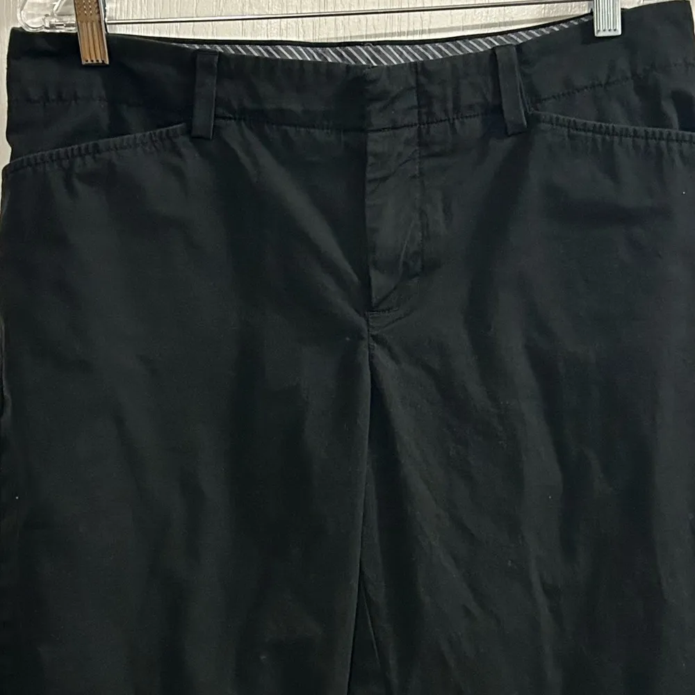 Gap Women's Size 12 Black Curvy Fit Ankle Pants Casual Straight Leg - Image 2