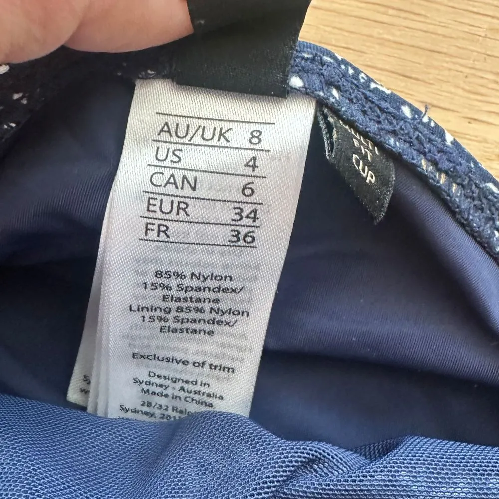 Niptuck Size 4 Navy Blue‎ Speckled One - Image 5