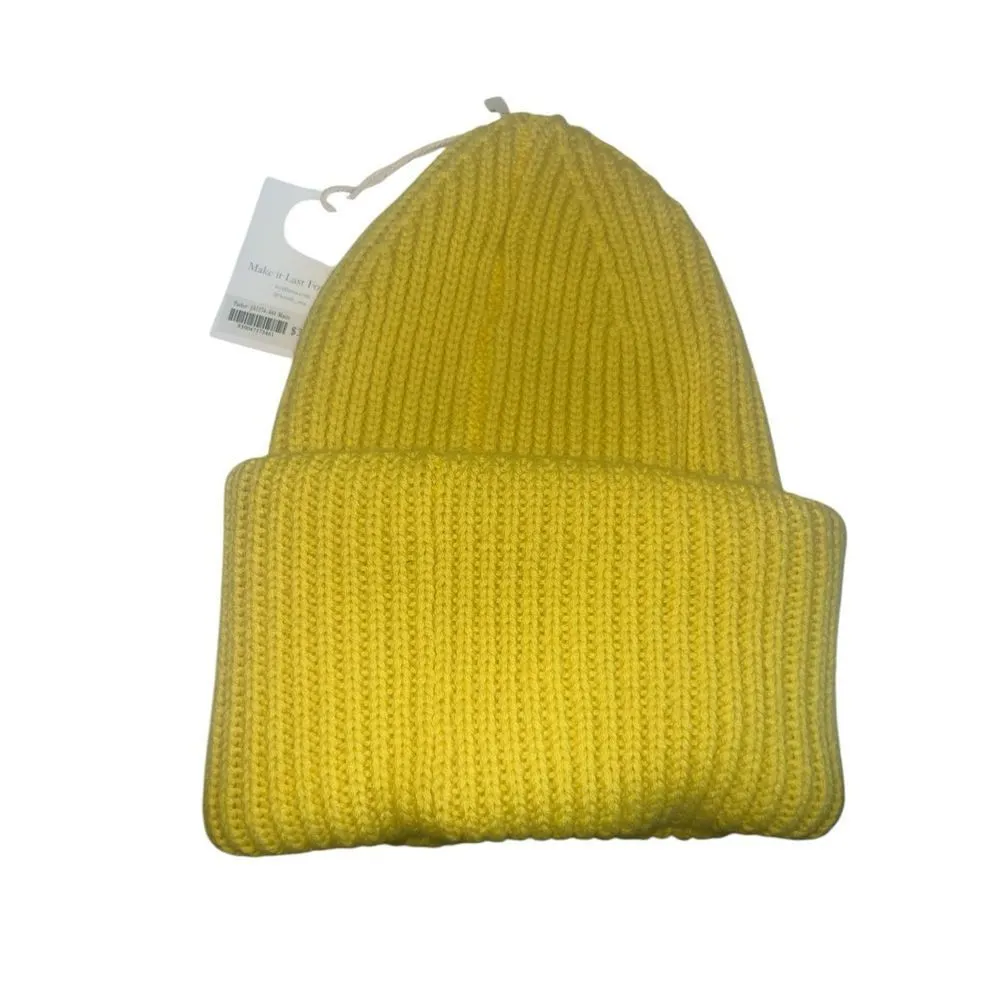 ✨Wyeth Parker Beanie in Maize✨ Yellow - Image 4