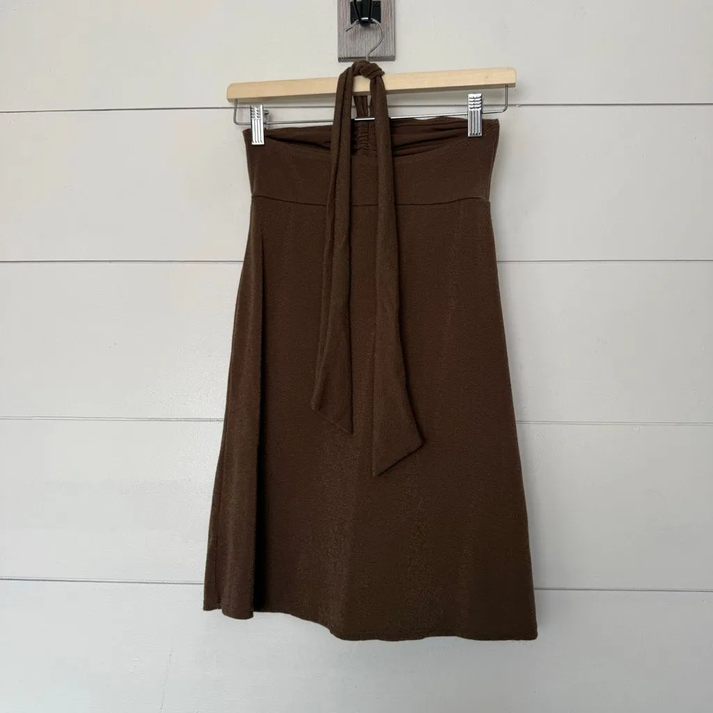 Juicy Couture Women’s P Brown Y2K 2000s Mini Dress Terry Cloth - Image 2