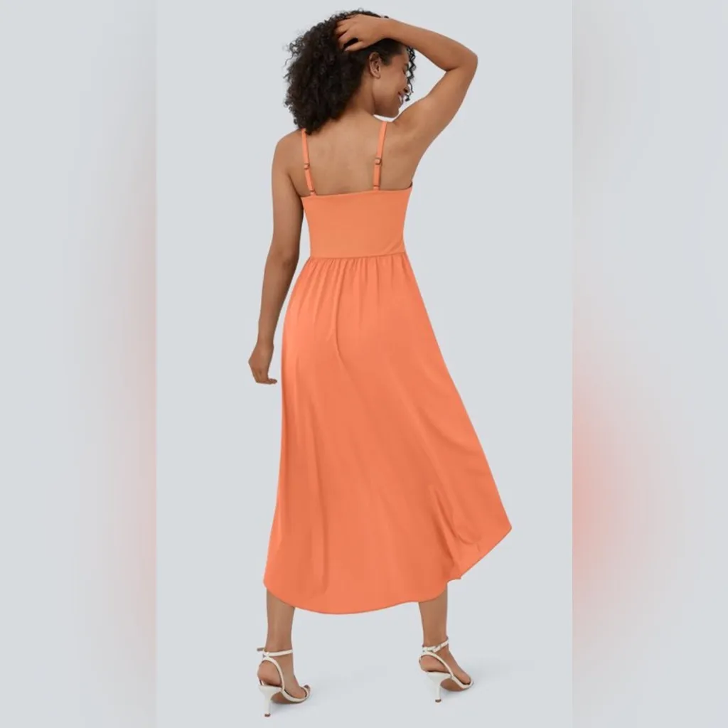 NWT Halara Breezeful High Low Midi Dress Size Medium - Image 2