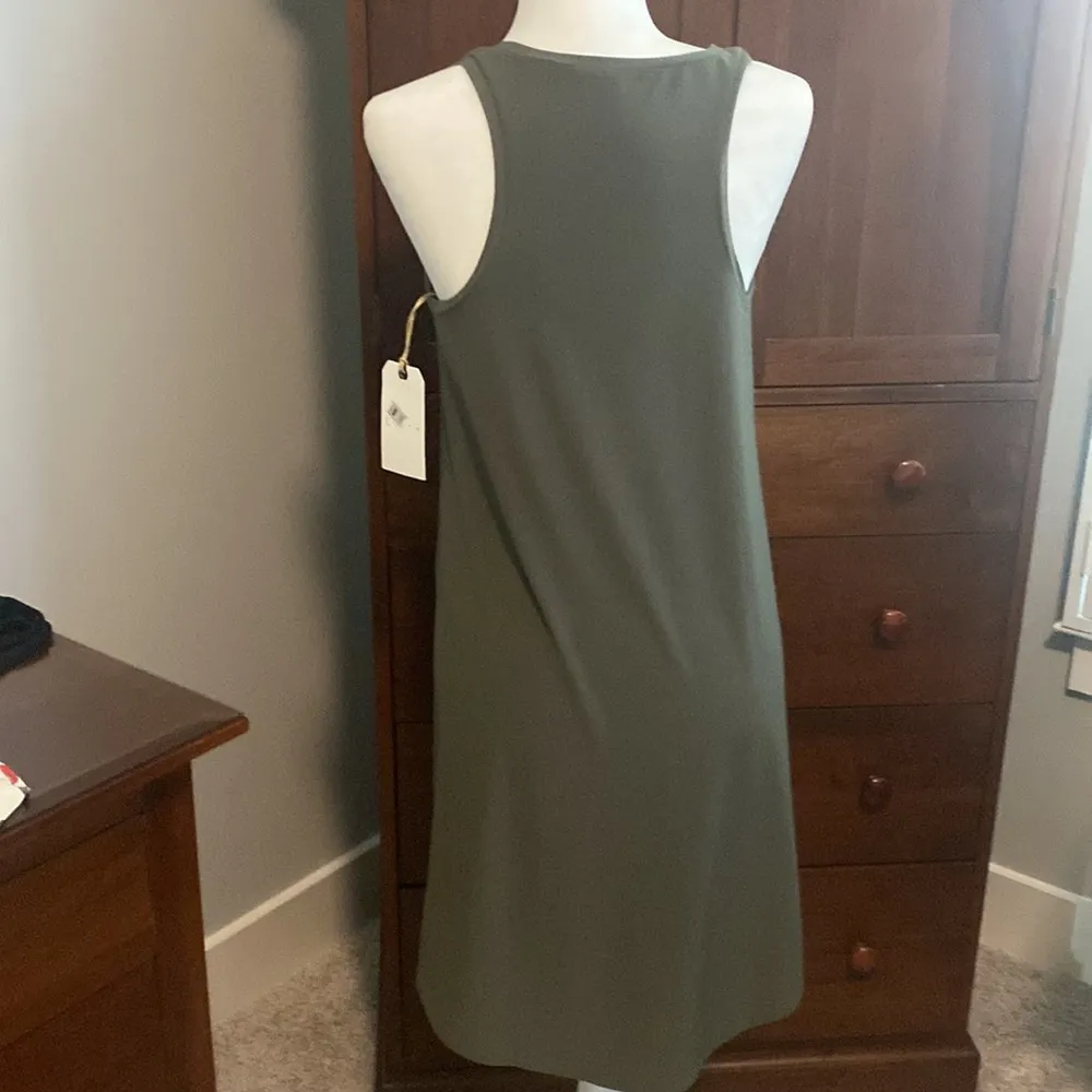 NWT Leith Olive Tank Dress Sz M - Image 4