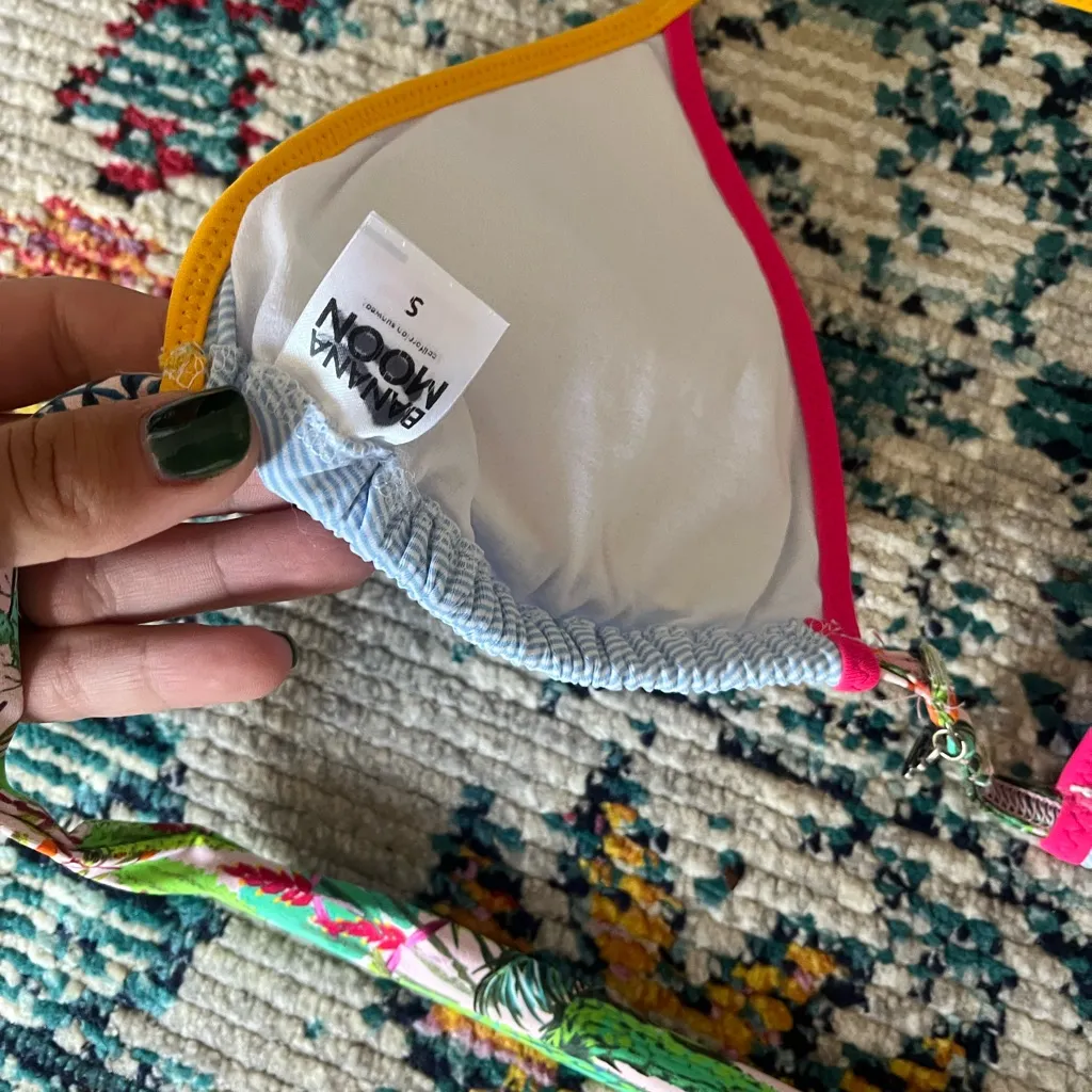 Banana Moon Bikini Top Blue - Image 2