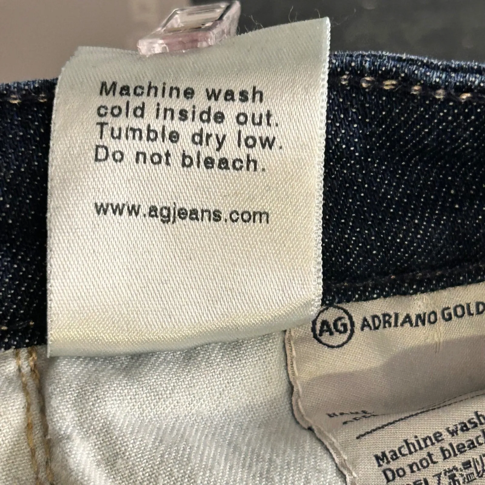 AG Jeans Charlotte Straight Leg Dark Wash Jeans 26 - Image 12