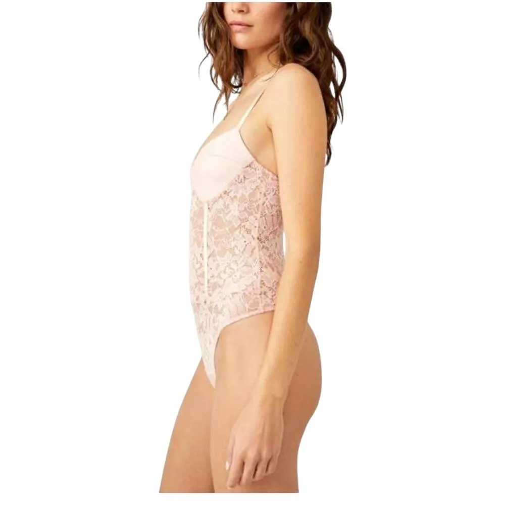 NWT! Free People Intimately Lace Night Rhythm Bodysuit - Size Small - Image 5