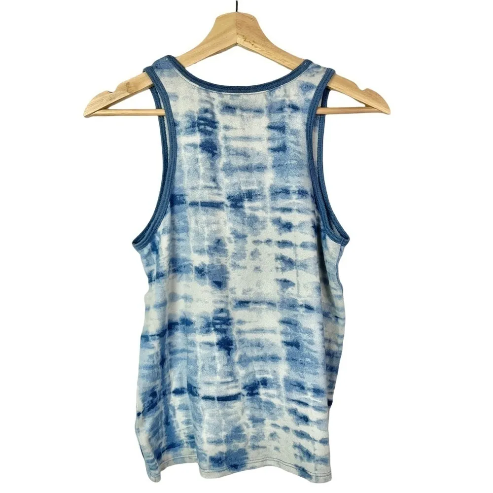 Lucky Brand Blue Tie Dye Short & Tank Sleep Pajama Set S - Image 3