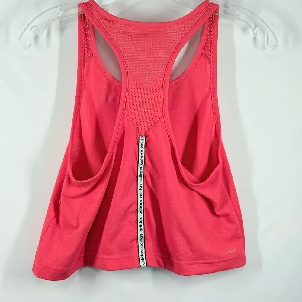 Adidas cropped Racerback tank top size small - Image 6
