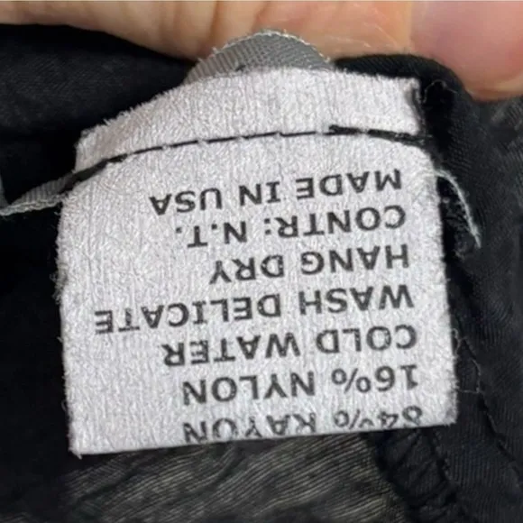 Cut Loose Black Tank Top‎ Lightweight Flowy Lagenlook Sheer Minimalist sz Large - Image 5