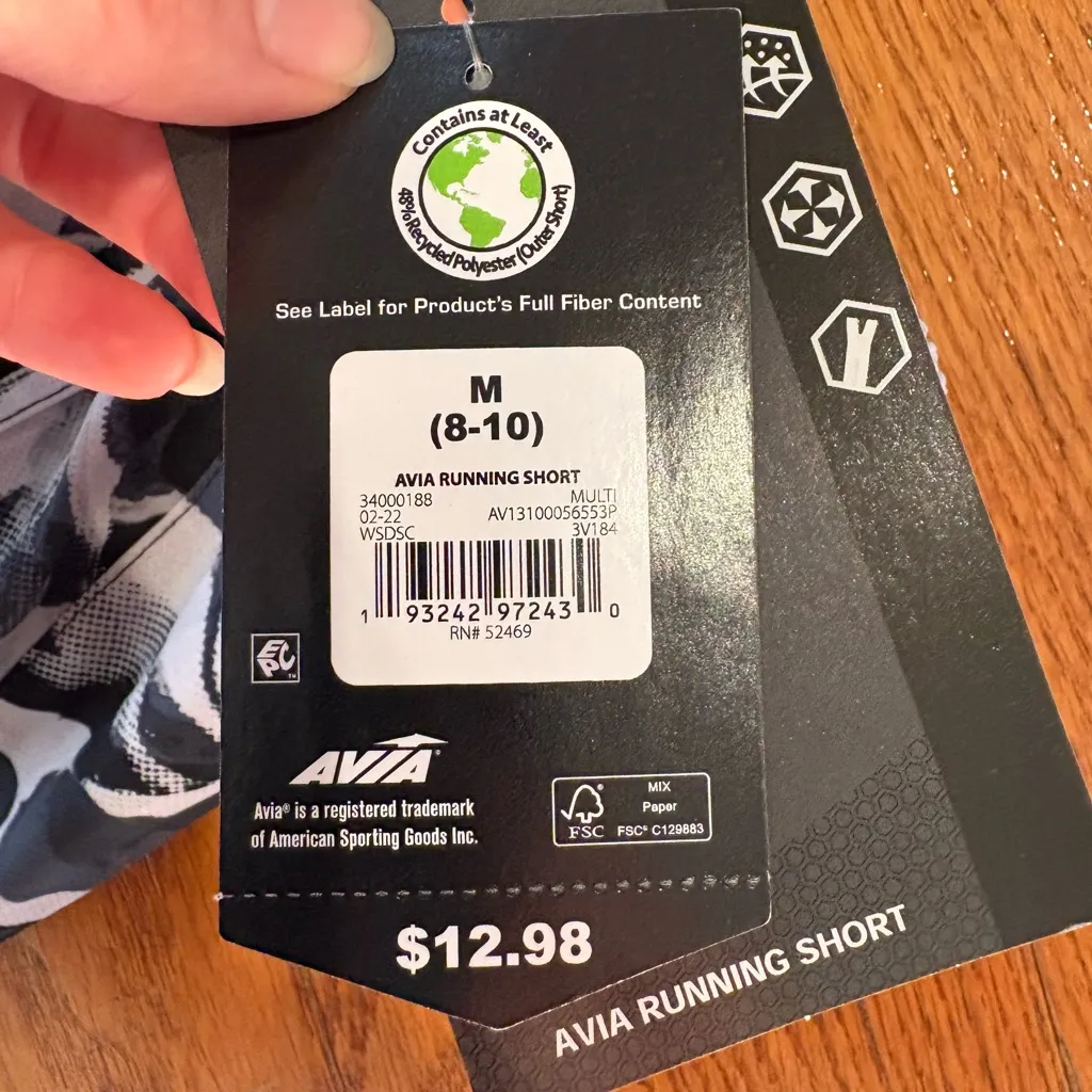 Avia Women’s Activewear Set | Sports Bra (L) + Running Shorts (M) NWT! - Image 3