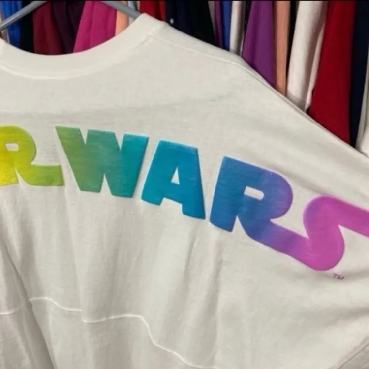 Disney parks star wars pride millennium falcon spirit jersey NWT M - Image 6