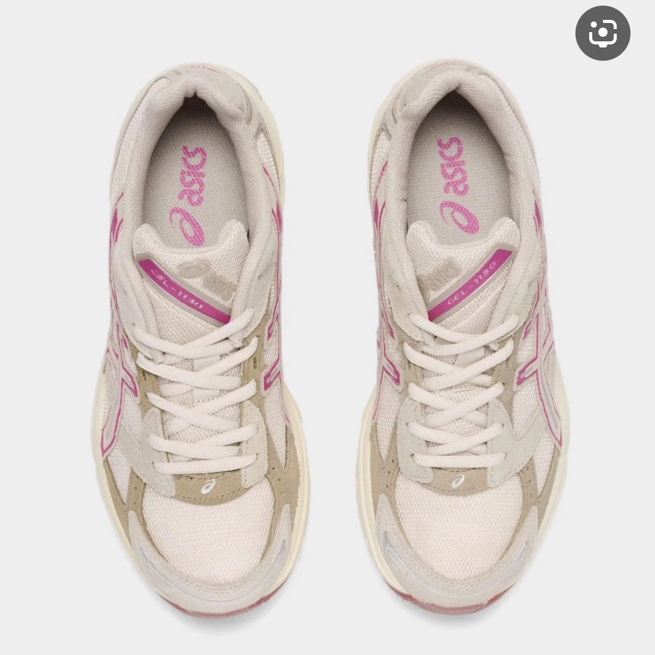 ASICS GEL-1130 Women’s Running Sneakers Oatmeal/Peyote Retro Trainer Size 7 NIB - Image 2