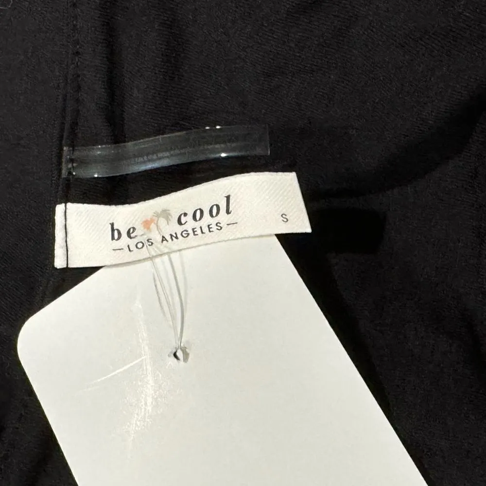 NEW Be Cool Black Cropped Tank Top Women’s Small - Image 2