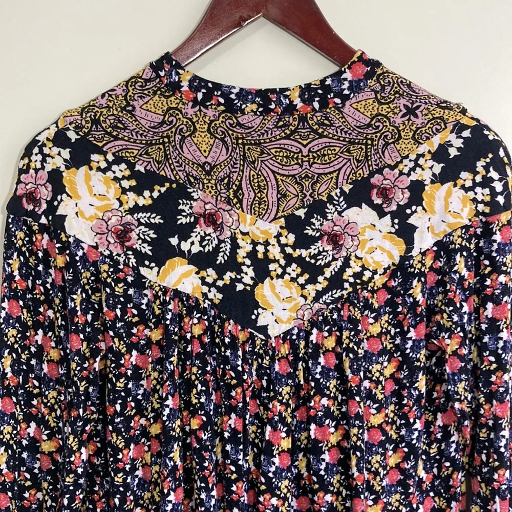 Free People Women’s Long Sleeve Tunic Top Size Small - Image 4