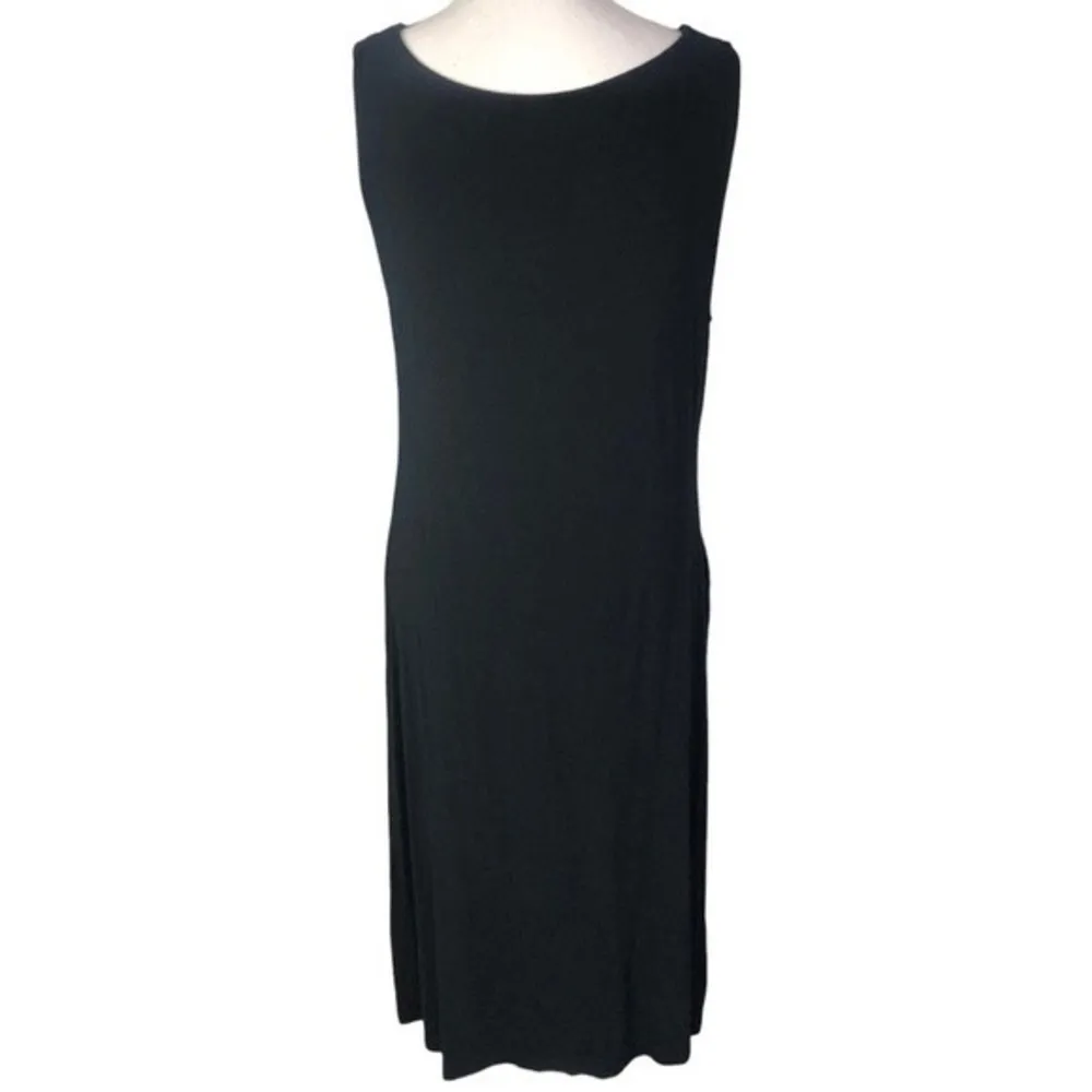 Gap Maternity Cowl Neck Black Sleeveless Midi Dress - Image 93