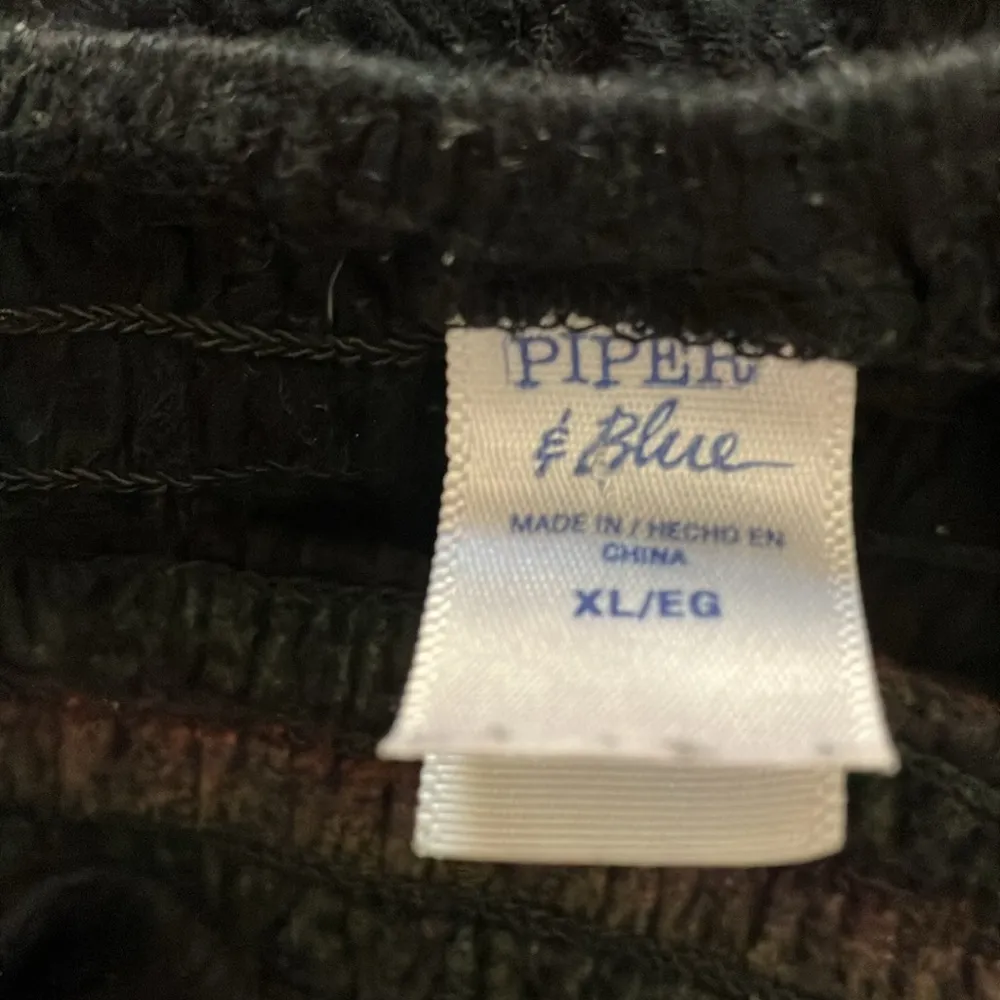 Piper & Blue boho smocked waist midi skirt beautiful formal design Black Size undefined - Image 4