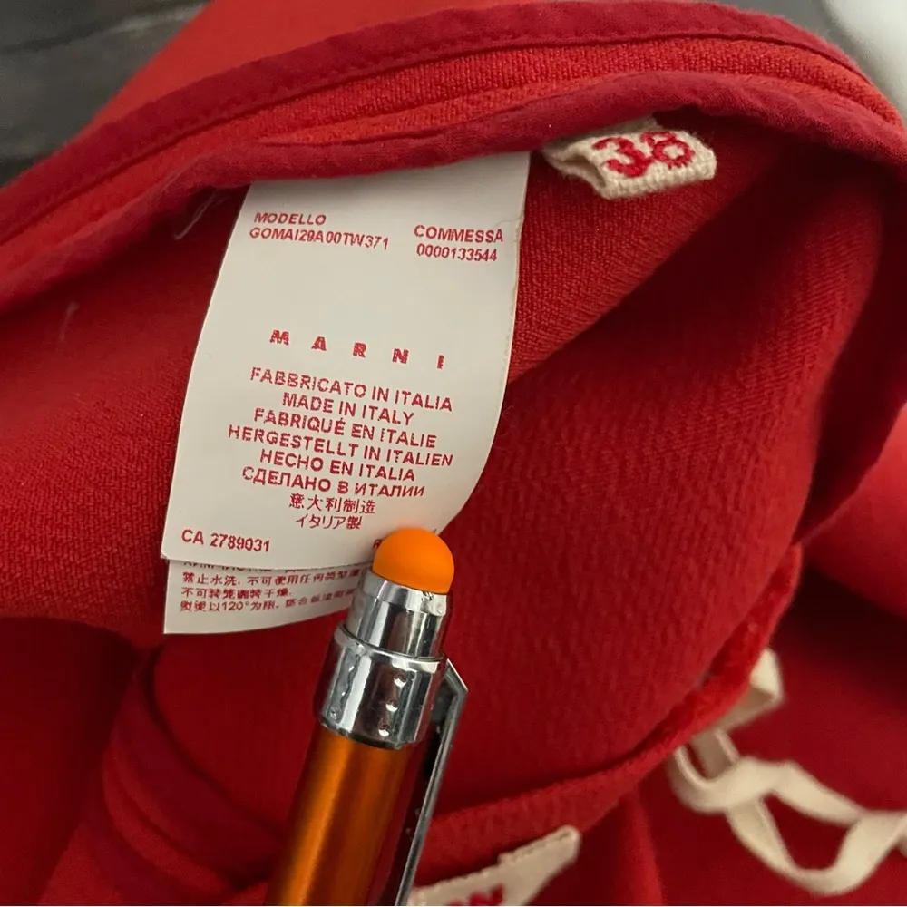 💙💖 Marni Red Mini Bubble Skirt IT 38 Size 2 - Image 8