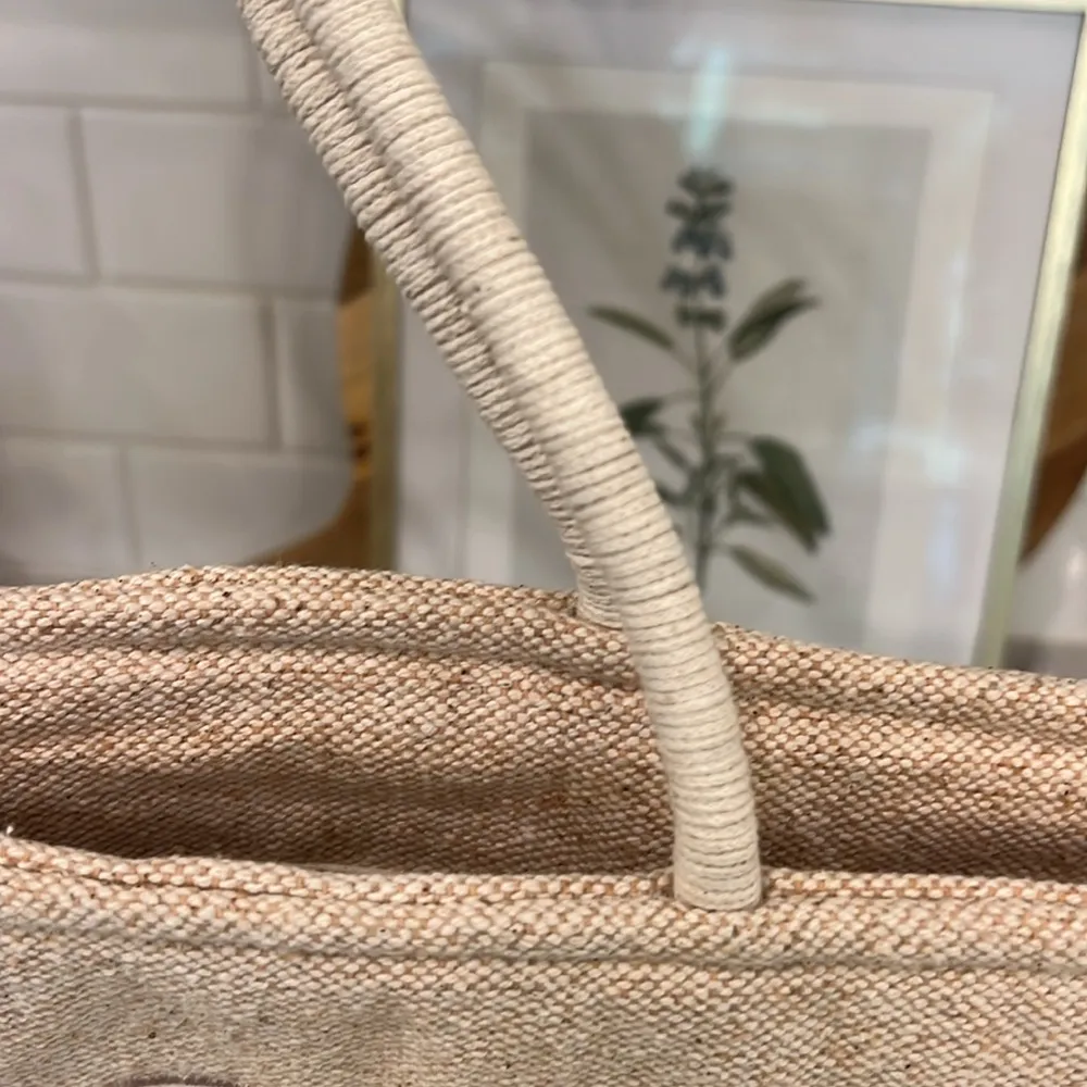 NWT Viral Tik Tok Beaded Sea Turtle Canvas Summer Beach Tote Bag Handcrafted Green - Image 15