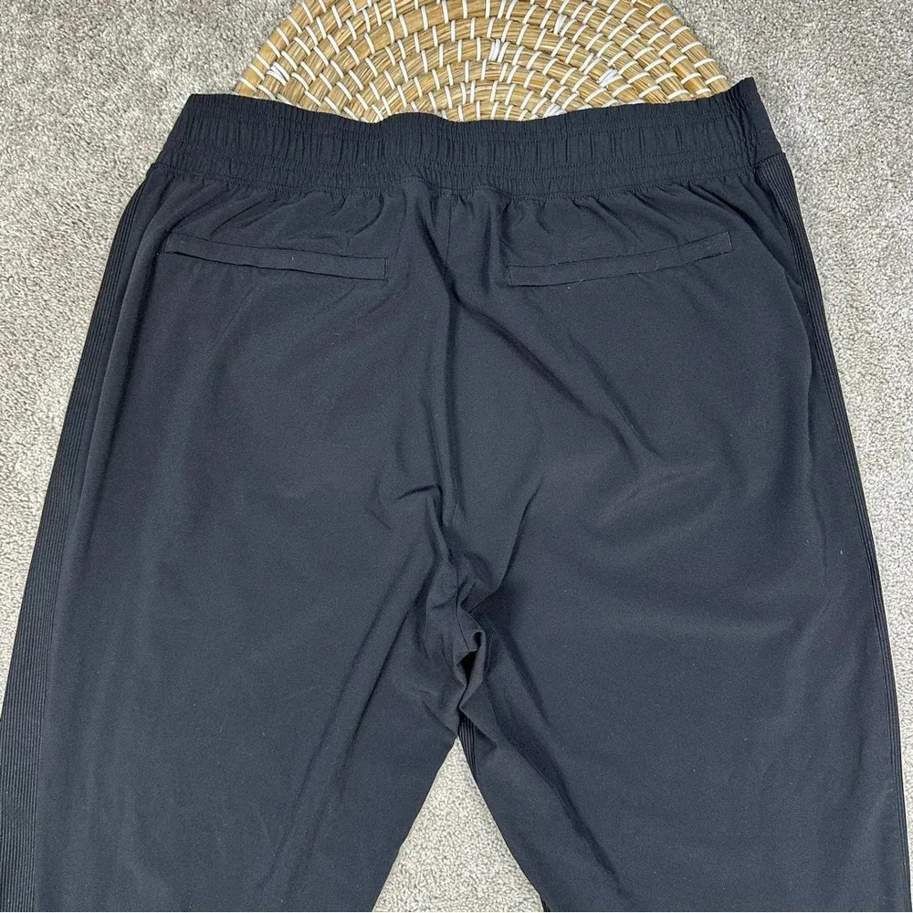 Athleta Brooklyn Legacy Mid Rise Jogger Pants Pull On Outdoor Travel in Black 12 - Image 9