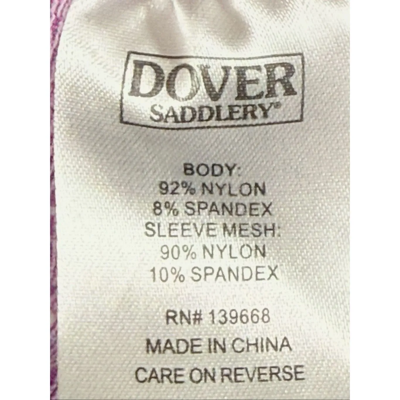 Dover Saddlery CoolBlast 100 Ladies’ Long Sleeve Shirt size small Purple - Image 3