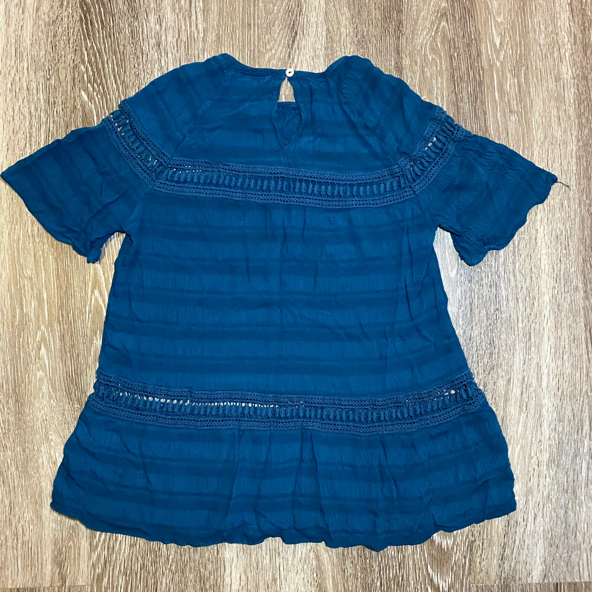 Womens Studio Blue Blouse - Image 2