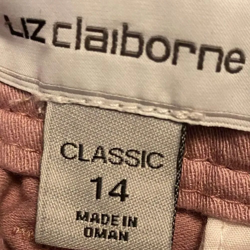 Liz Claiborne Blush Pink Shorts Women's Sz 14 - Image 3