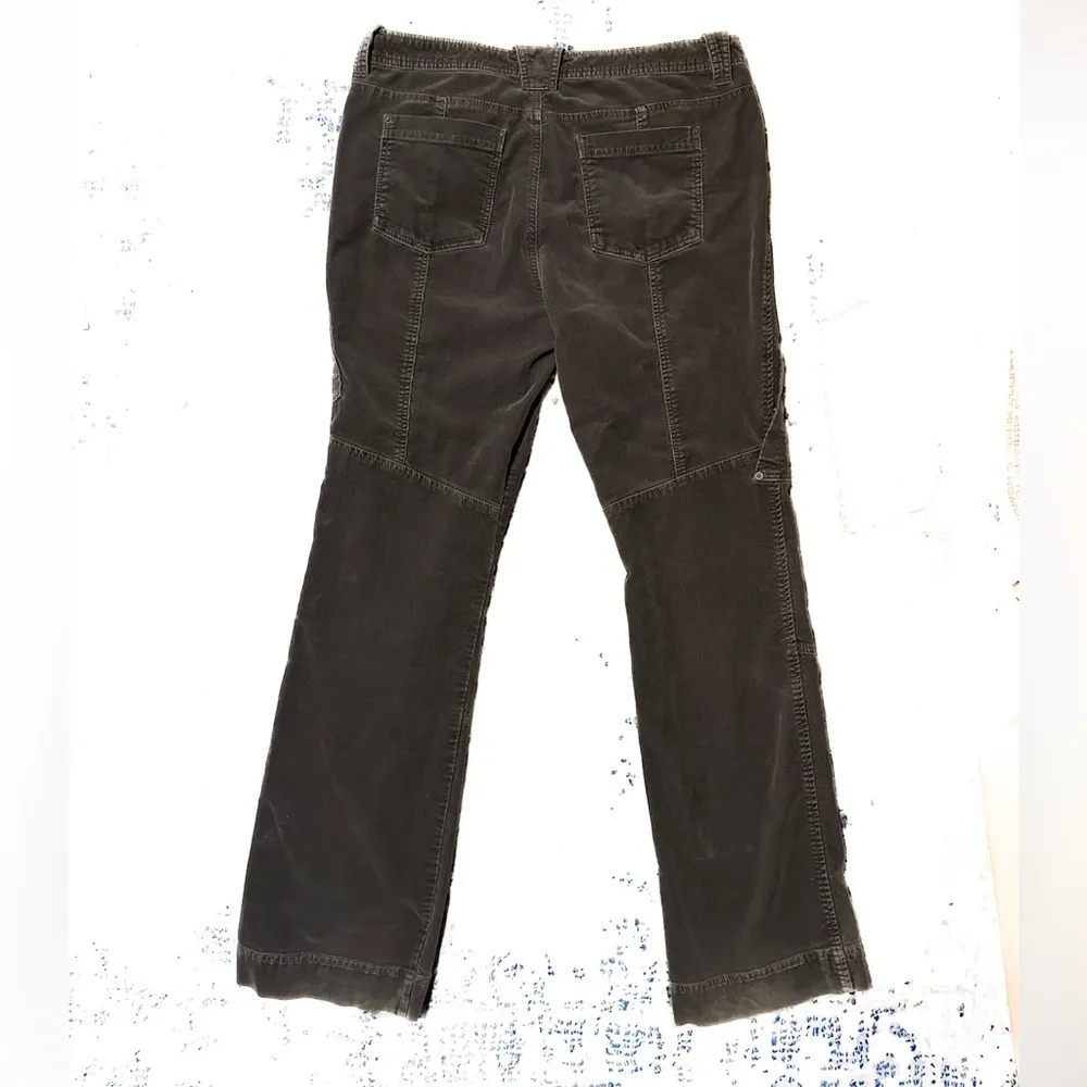 vintage wide leg corduroy cargo pants Gray Comfortable & functional - Image 4