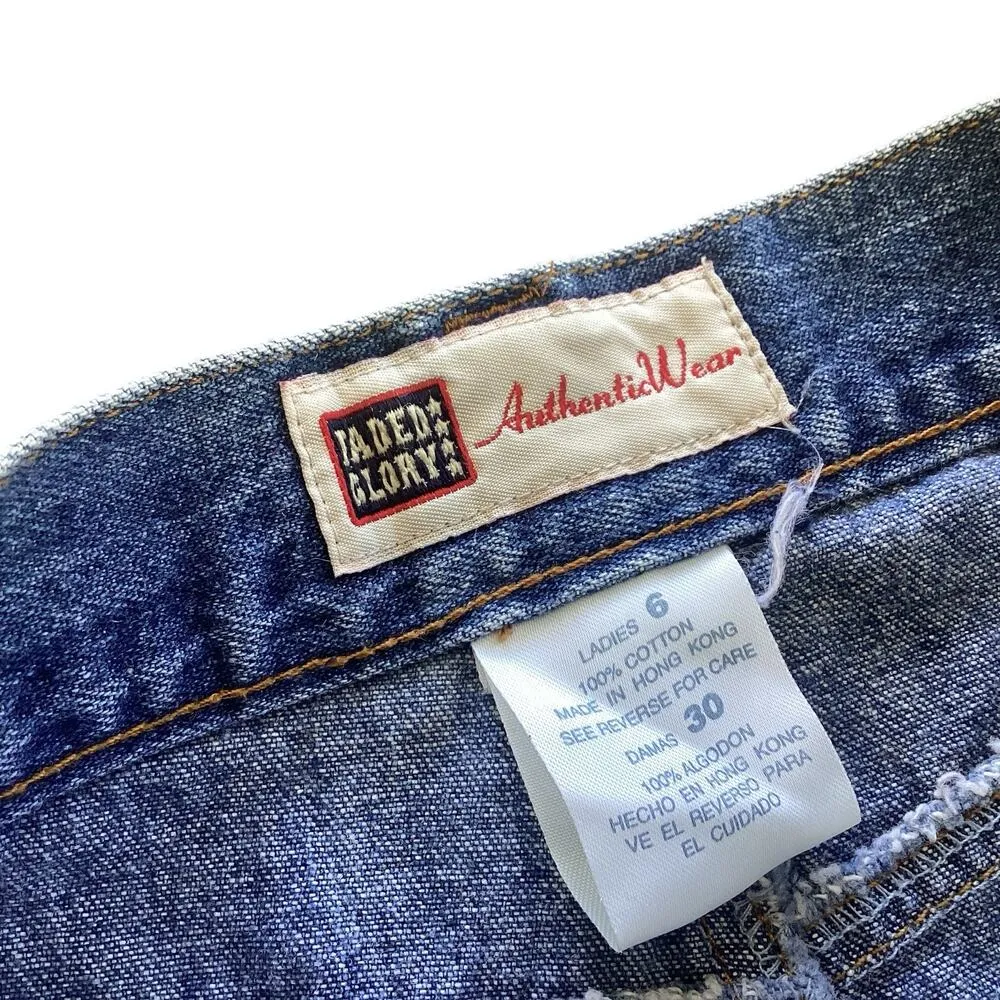 Y2K Faded Glory Maxi Denim Skirt - Image 3