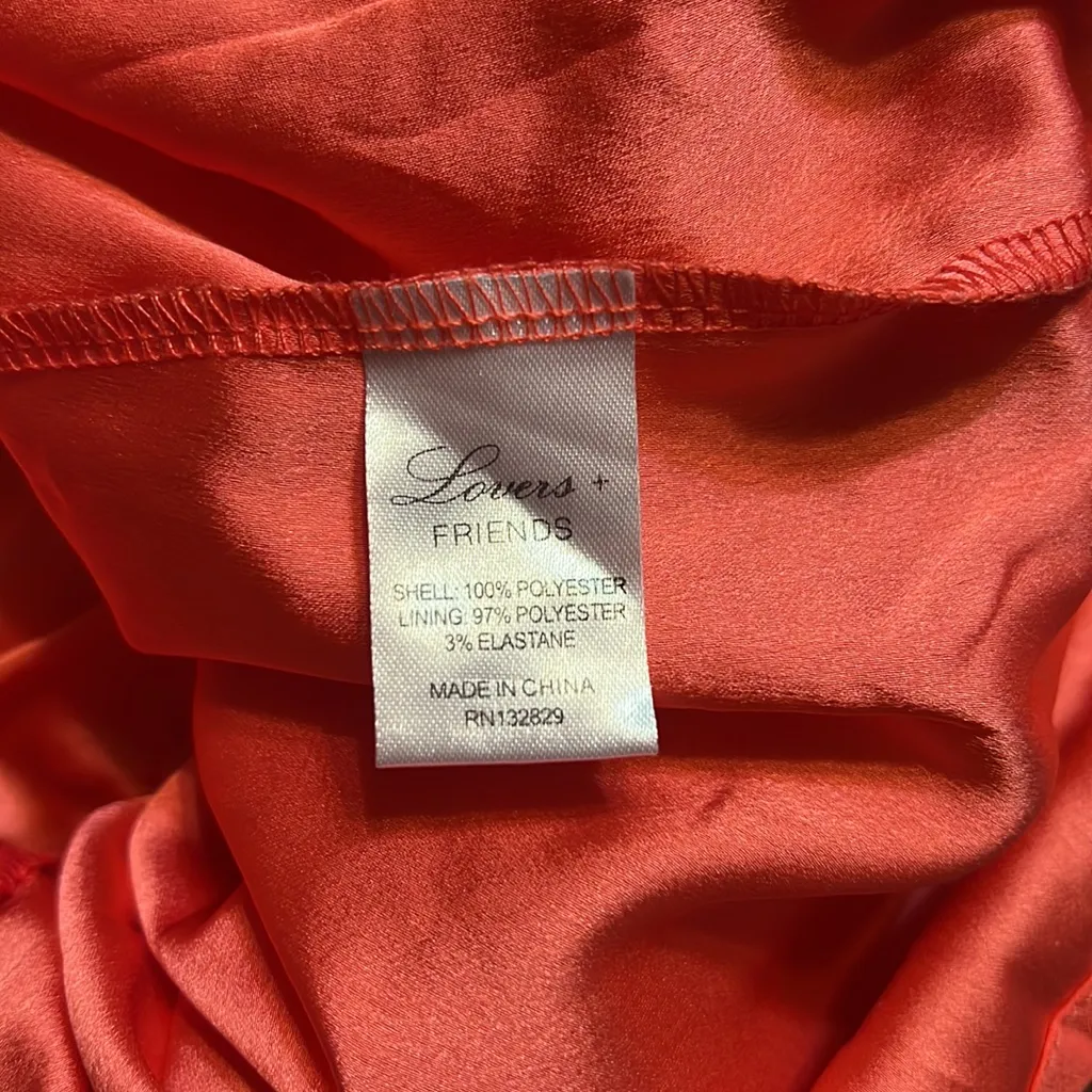 Lovers + Friends Caspian Shift Dress Red Lace Mini Dress‎ Sleeveless Racerback - Image 8