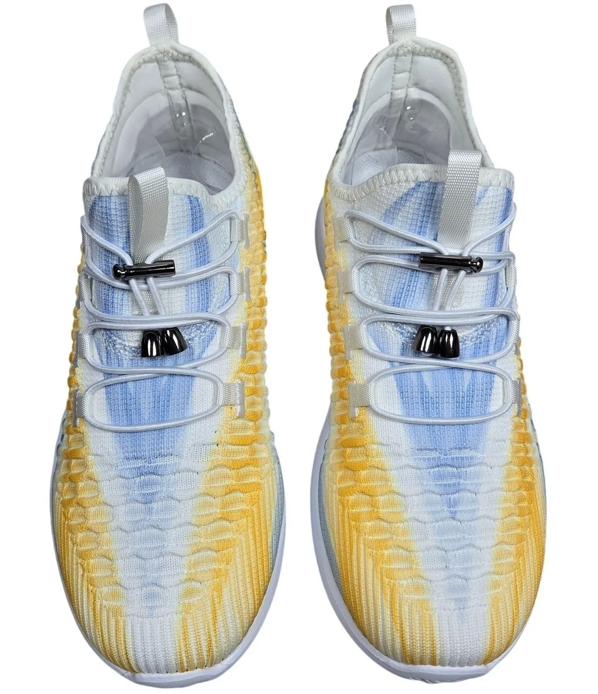 Propét Women's Travelbound Sneaker in White/Lemon 6 XX Wide NIB White - Image 1