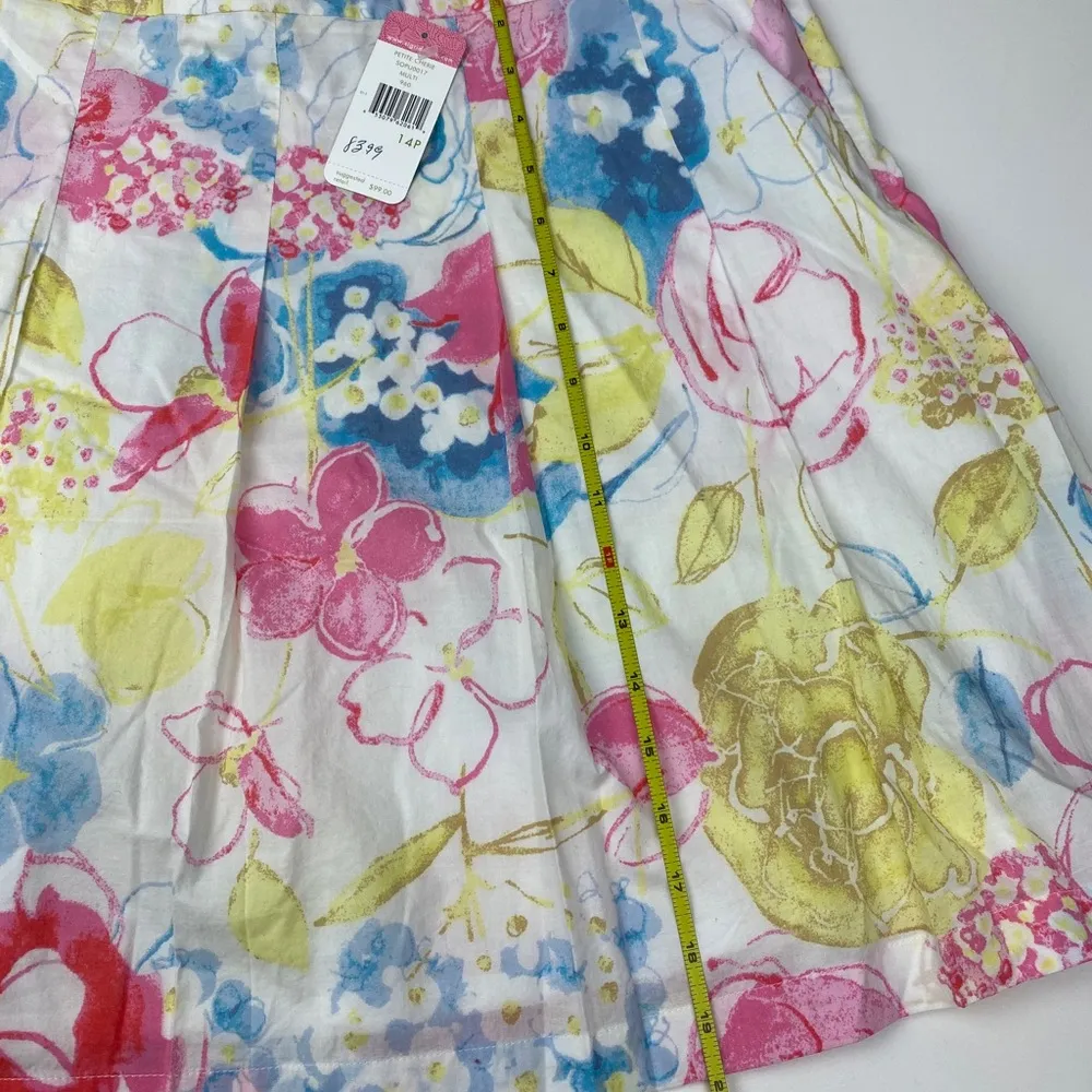 Sigrid Olsen Petite Cherie Pastel Floral Skirt NWT Size 14P - Image 6