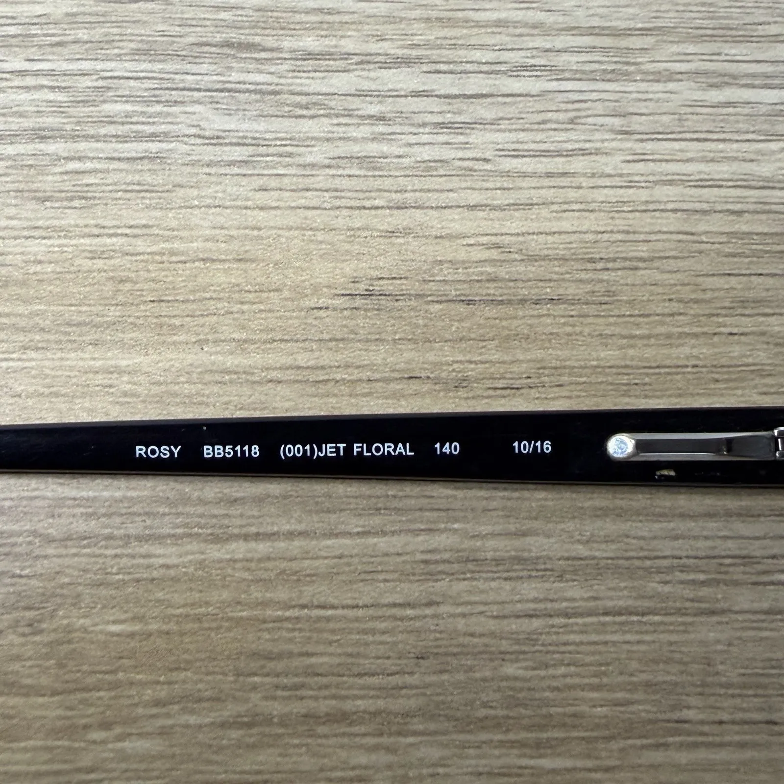 Bebe Rosy Eyeglasses Floral Frame BB5118 Jet Retro Mod Colorful Womens with Case - Image 9