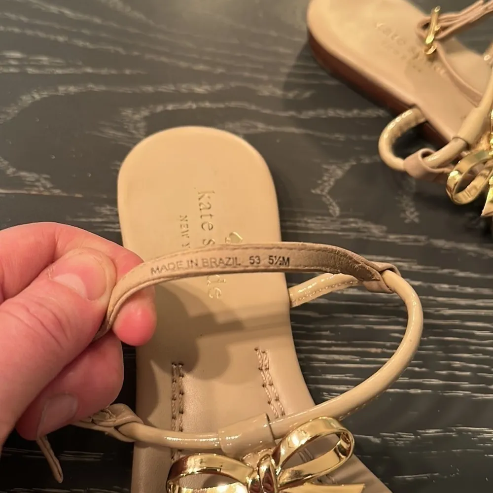 Kate Spade Tracie Bow Thong Sandals size 5.5 - Image 5