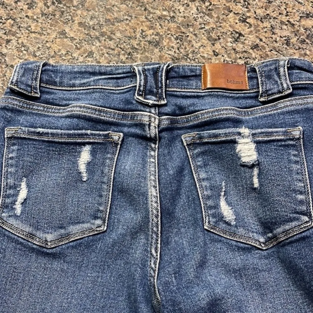 Bohme Denim Blue Jeans Anthro High Waisted Size 28 GUC #7618 - Image 6