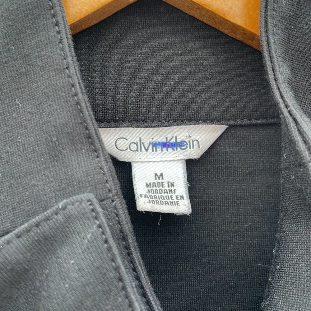 Calvin Klein medium black zip up jacket - Image 3