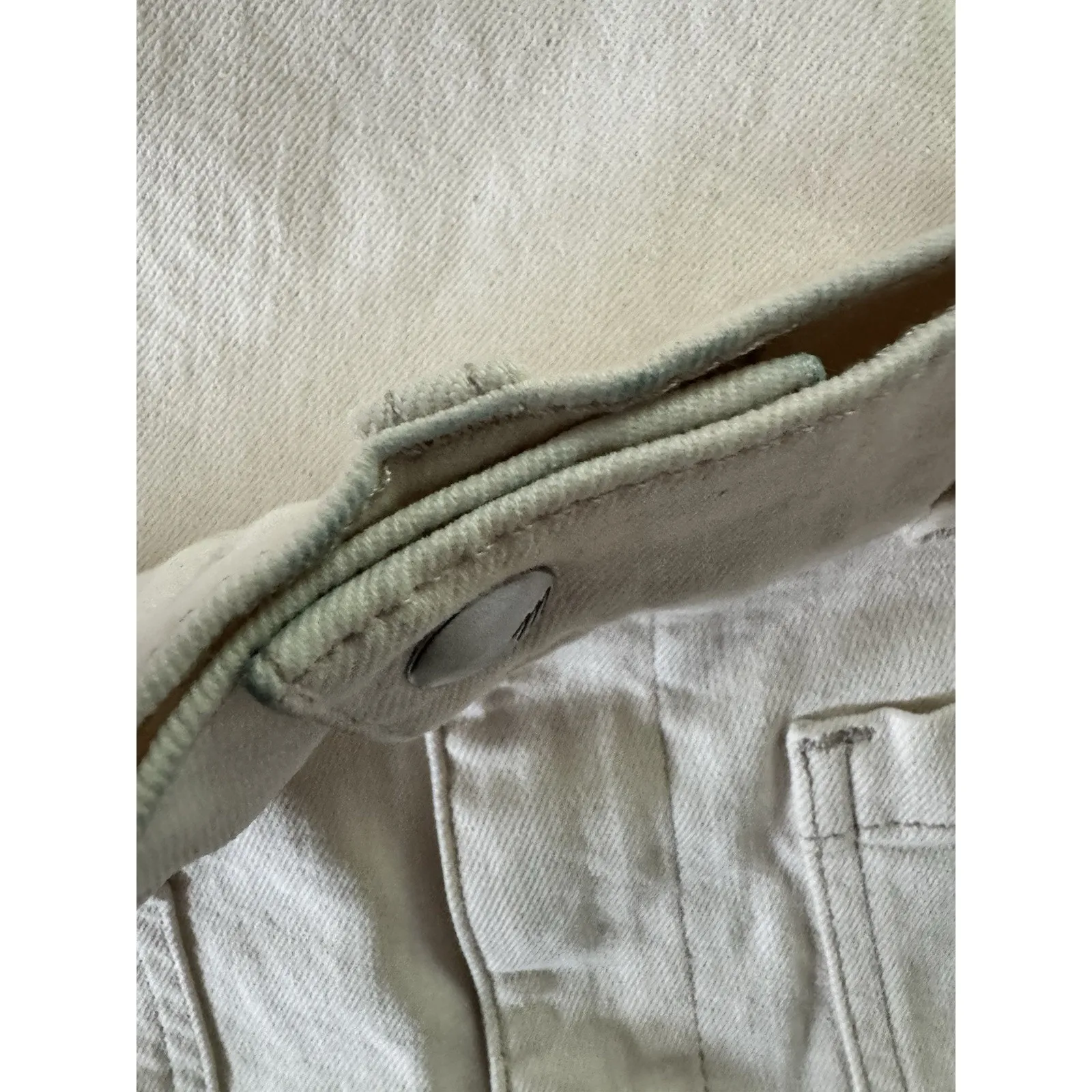 Madewell The Emmett Wide Leg Full Length Patch Pocket Jeans Womens Size 27 - Image 8