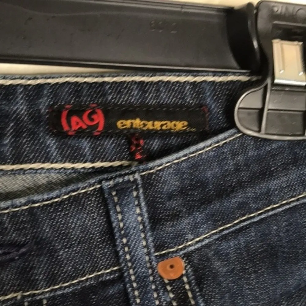 AG Adriano Goldschmied the liberty entourage ladies denim long jort shorts - Image 4