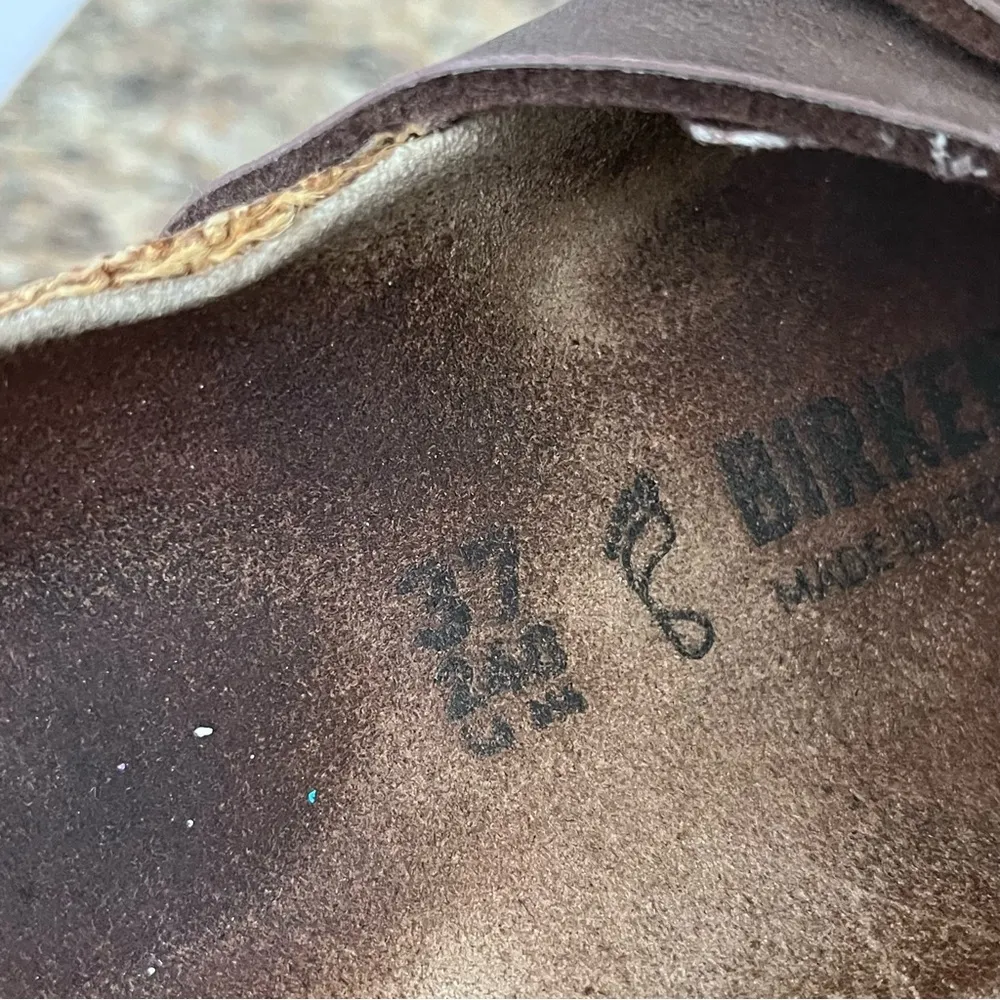 Birkenstock Mayari Sandals Women’s L6 M8 37 Toffee Brown Birko-Flor Boho Comfort - Image 12