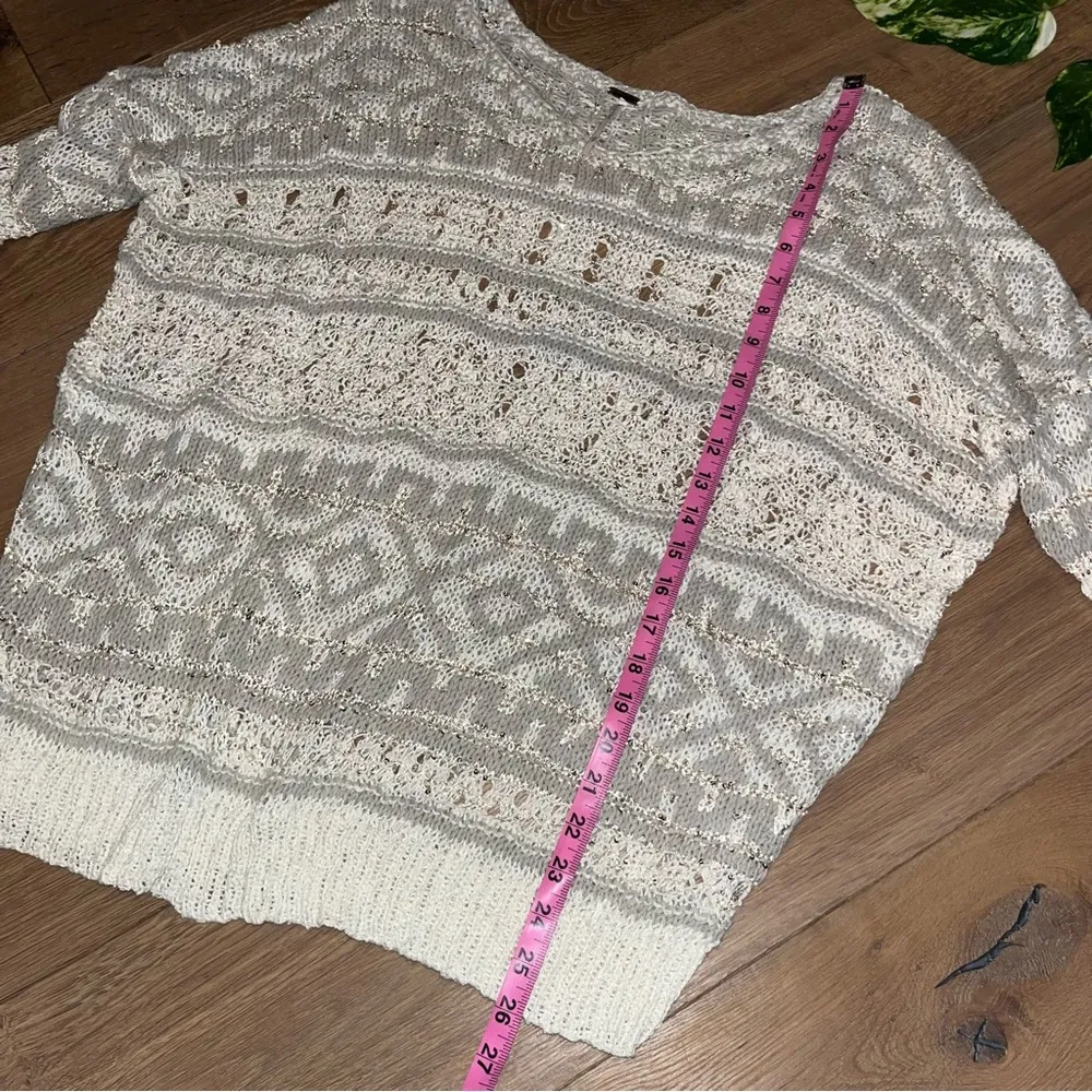 Free People Back and Forth Tunic Sweater Open Knit - Image 9