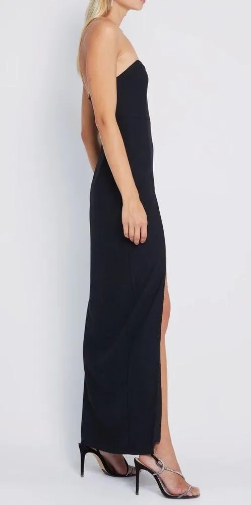 OPT Votna Maxi Black Dress Size 4 - Image 2