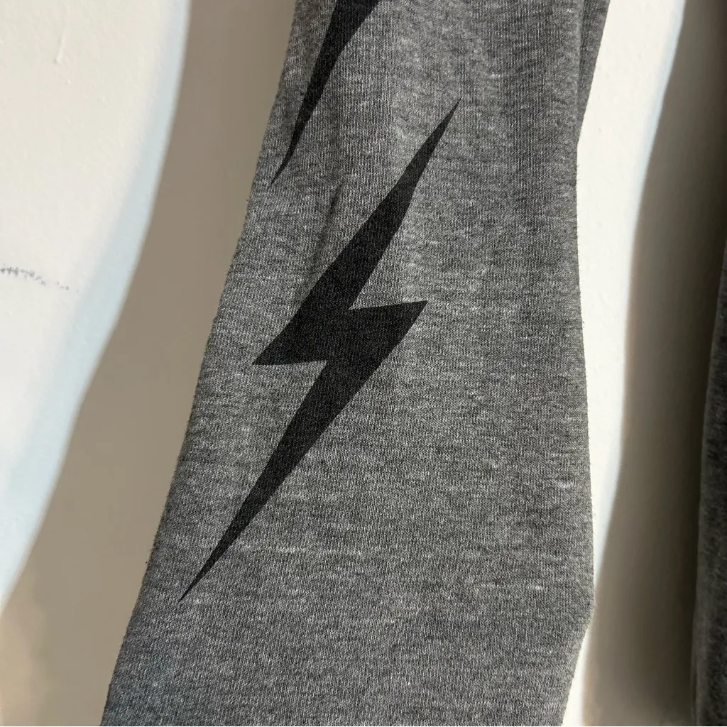 Aviator Nation Bolt 4 Sweatpants Grey Size Small - Image 4