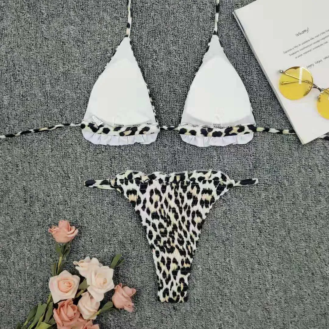 Cheetah Two Piece Bikini Set Size M - Image 8
