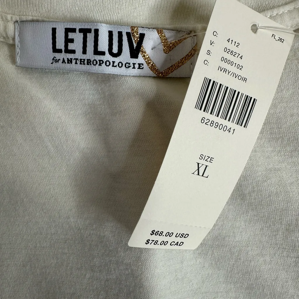 Anthropologie LETLUV  California Muscle Graphic Tank Top Extra Large - Image 4