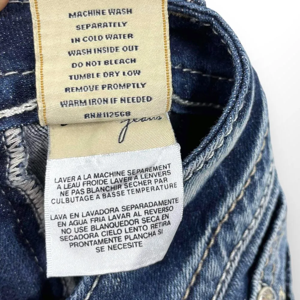 00s MISS ME Vintage Blue Bootcut Low Rise Jeans - Image 7