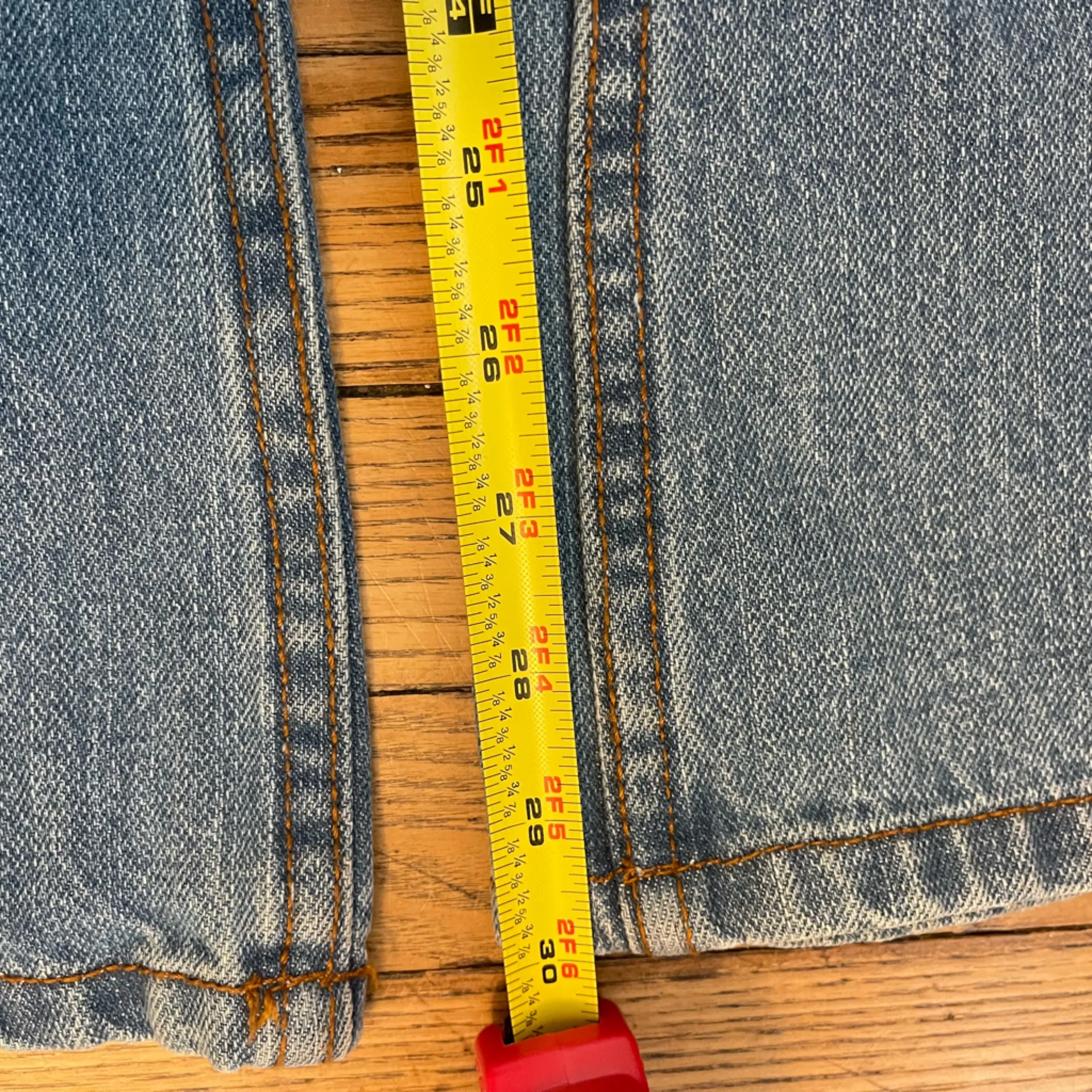 Jordache Women's VTG 80's 90's High Rise Straight Leg Denim Jean Sz 11/12 - Image 10