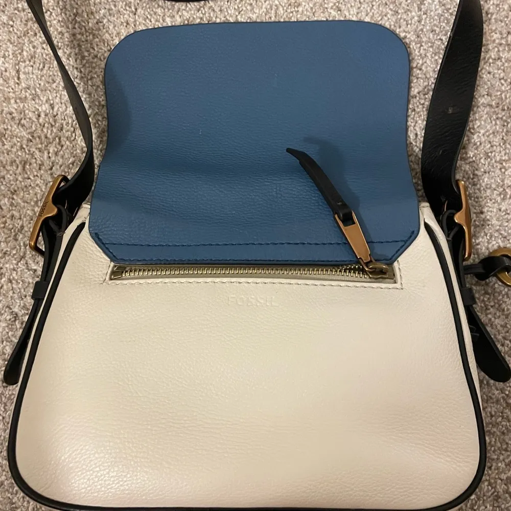 Fossil leather shoulder bag - Image 4